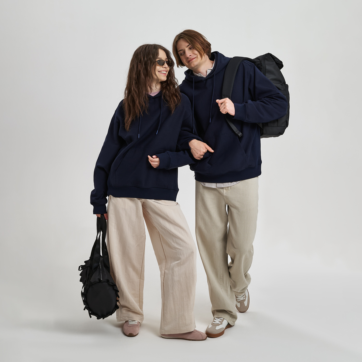 Худи релакс унисекс Адвенче (Adventure), темно-синий, размер 3XL/4XL