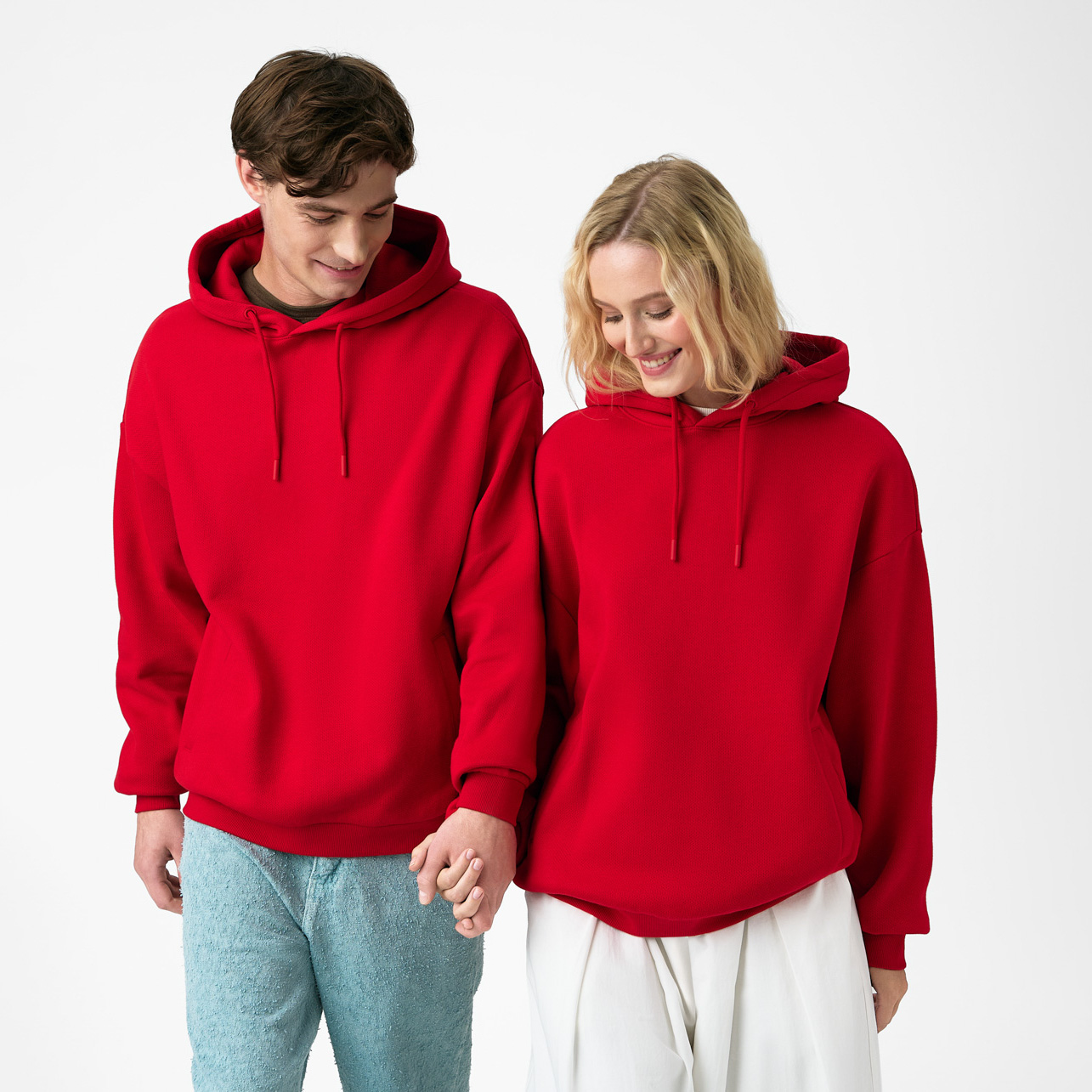 Худи релакс унисекс Баланс (Balance), с начесом, красный, размер 3XL/4XL