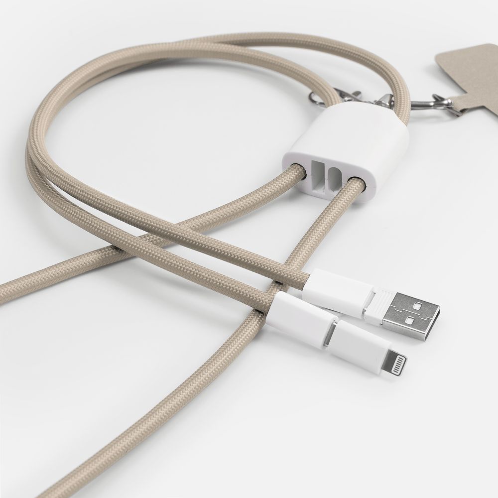 Кабель-ланьярд energyFlex Pro, серый